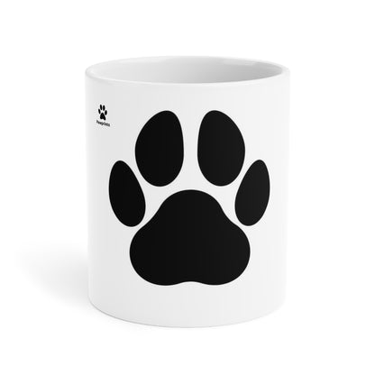 Cute Paw Print Ceramic Mug - Perfect Gift for Pet Lovers