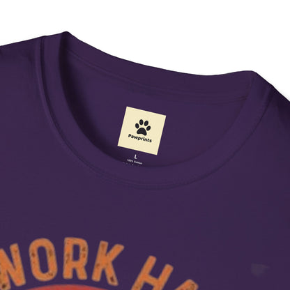 I Work Hard Dog Lover T-Shirt - Unisex Softstyle Tee, Perfect Gift for Pet Owners