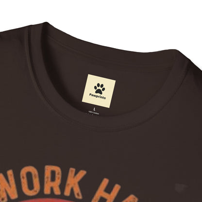 I Work Hard Dog Lover T-Shirt - Unisex Softstyle Tee, Perfect Gift for Pet Owners