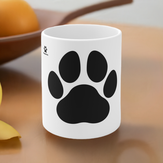Cute Paw Print Ceramic Mug - Perfect Gift for Pet Lovers